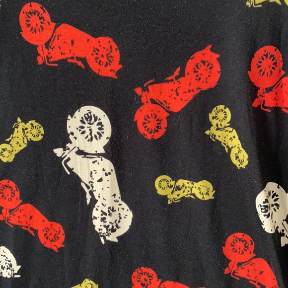 LuLaRoe Motorcycle Irma Tunic Top, Size as - Picture 4 of 5